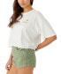 ფოტო #3 პროდუქტის Juniors' Bug Essential Cropped T-Shirt