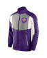 Men's Purple Orlando City SC Net Goal Raglan Full-Zip Track Jacket