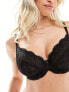 Фото #2 товара Ann Summers Fuller Bust Sexy Lace non padded plunge bra in black