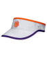 Фото #2 товара Men's White Clemson Tigers Daybreak Adjustable Visor