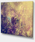 Фото #1 товара Designart Blue Butterfly And Purple Flowers Canvas Art Print - 40" X 30"