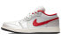 Фото #1 товара Jordan Air Jordan 1 low 小东京 耐磨 低帮 复古篮球鞋 男款 银红 / Кроссовки Jordan Air Jordan DA4668-001