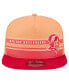 Фото #4 товара Men's Orange/Red Tampa Bay Buccaneers Half Stripe Trucker 9FIFTY Snapback Hat