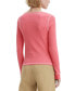 ფოტო #2 პროდუქტის Women's Sierra Waffle-Knit Quarter-Button Henley Top