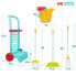 Тачечка для уборки с аксессуарами Colorbaby Игрушка 5 Предметы 30,5 x 55,5 x 19,5 cm (12 штук)
