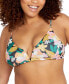 Фото #2 товара Juniors' Printed Had Me At Aloha Cropped Bikini Top