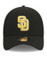 Фото #2 товара Men's Black San Diego Padres Logo 39THIRTY Flex Hat