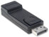 Фото #7 товара Manhattan DisplayPort 1.1 to HDMI Adapter - 1080p@60Hz - Male to Female - Black - DP With Latch - Not Bi-Directional - Three Year Warranty - Polybag - DisplayPort - HDMI - Black