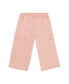 Toddler Girls Woven Bottoms, Silver Pink