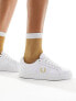 Fred Perry leather trainer in white