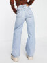 Фото #2 товара Weekday Ace high waist denim jeans in light stone wash blue