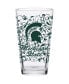 Фото #1 товара Michigan State Spartans 16 Oz Floral Pint Glass