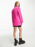 Фото #4 товара Only oversized blazer co-ord in bright pink