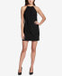 Фото #1 товара Платье женское Kensie Draped Snake-Chain Halter Dress