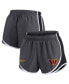 Women's Charcoal Washington Commanders Logo Performance Tempo Shorts