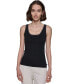 ფოტო #1 პროდუქტის Karl Lagerfeld Women's Stitched Sleeveless Sweater-Knit Top