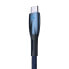 Фото #7 товара Kabel przewód do szybkiego ładowania Glimmer USB-A - USB-C 2m - niebieski