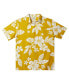 Фото #1 товара Quiksilver Men's Aqua Flower Short Sleeves Shirt
