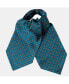 Фото #1 товара Men's Siena - Silk Ascot Cravat Tie for Men