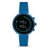 Фото #10 товара женские часы цифровые круглые синий браслет Fossil