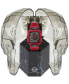 ფოტო #4 პროდუქტის Men's Automatic The Skeleton Red Silicone Strap Watch 44mm