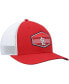 Фото #3 товара Men's Red, White St. Louis Cardinals Burgess Trucker Snapback Hat