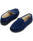 Фото #7 товара Yukon Men's Suede Shearling Moccasin Slippers Moc Toe Slip On Shoes