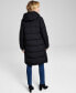 Фото #2 товара Women's Petite Hooded Puffer Coat, Created for Macy's