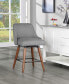 Фото #13 товара Bagford 26" Swivel Counter Stool with Legs in Fabric
