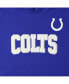 Men's Royal, White Indianapolis Colts Alex Long Sleeve Hoodie T-shirt