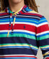 Men's Striped Jersey Hooded T-Shirt