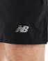 New Balance performance 5 inch shorts in black