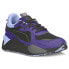 Фото #2 товара Puma Ffxiv X RsX ESports Lace Up Mens Purple Sneakers Casual Shoes 30760101
