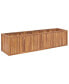 Фото #1 товара Garden Raised Bed 78.7"x19.7"x19.7" Solid Teak Wood