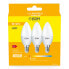 Фото #4 товара Лампочка светодиодная теплый свет EDM Pack of 3 LED bulbs 5 W E14 Ø 3,6 x 10 см 400 lm (3200 K)