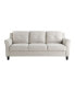 Фото #1 товара 78.7" W Polyester Harvard Sofa with Curved Arms