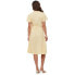 Фото #2 товара VILA Ovie Wrap Short Sleeve Midi Dress