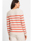 Фото #2 товара Women's Long Sleeve Striped Sweater