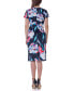 Фото #3 товара Платье с принтом 24seven Comfort Apparel длиной до колена на короткий рукав