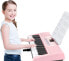 Фото #2 товара McGrey LK-6120-MIC Keyboard - Beginner Keyboard with 61 Light Keys - 255 Sounds and 255 Rhythms - 50 Demo Songs - Includes Microphone - Pink
