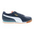 Фото #2 товара Puma Roma Basic + 36957137 Mens Blue Leather Lifestyle Sneakers Shoes