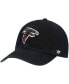 Фото #1 товара Men's Black Atlanta Falcons Franchise Logo Fitted Hat
