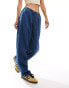 Фото #5 товара ASOS DESIGN wide leg drawstring jean in indigo