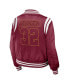 Women's Burgundy Washington Commanders Bomber Full-Zip Jacket