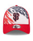 Фото #5 товара Men's Red San Francisco Giants 2022 4Th Of July 9TWENTY Adjustable Hat