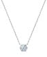 De Beers Forevermark diamond Honeycomb Solitaire Pendant Necklace (1/2 ct. t.w.) in 14k White or Yellow Gold, 16" + 2" extender - фото #1