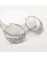 ფოტო #3 პროდუქტის Pave Wing Hoop Earring