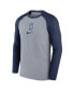 Фото #3 товара Men's Gray Seattle Mariners Authentic Collection Game Raglan Performance Long Sleeve T-shirt