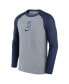 Men's Gray Seattle Mariners Authentic Collection Game Raglan Performance Long Sleeve T-shirt