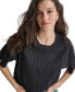 ფოტო #3 პროდუქტის Women's Cropped-Fit Short-Sleeve Logo T-Shirt